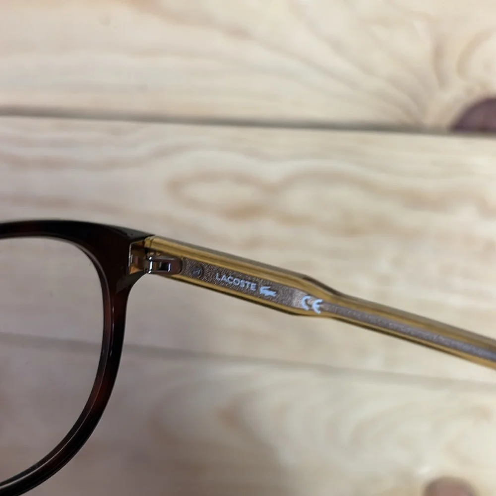 Lacoste Brown‎ Round Glasses with Case